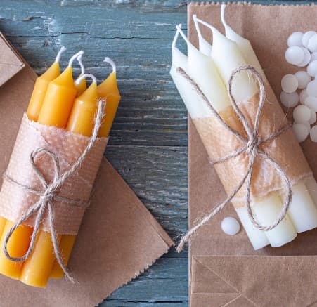 Candle making session